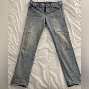Express men’s slim fit light blue jean 34x32